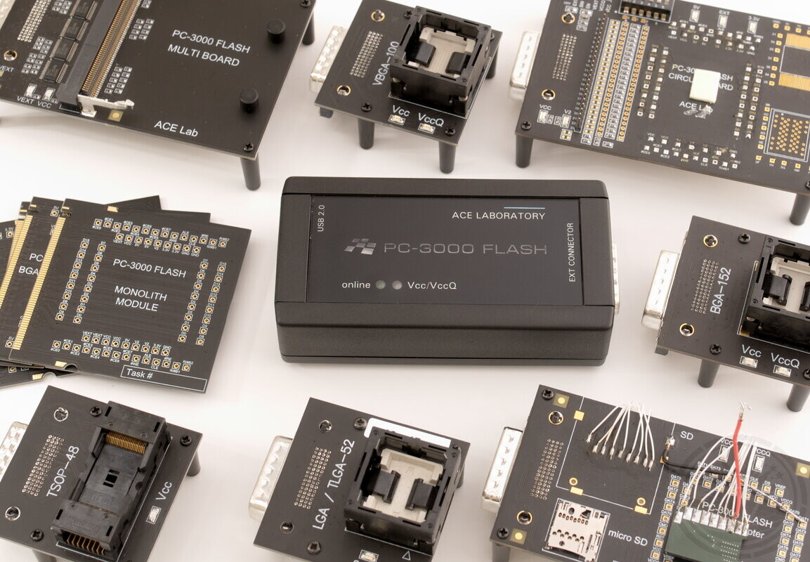 Data recovery specialist handling a hard drive in our laboratory